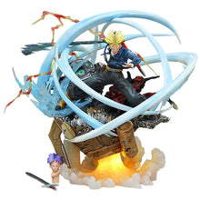 Load image into Gallery viewer, 25cm Dragon Ball Anime Trunks Action Figurine Model Last Sleep Two Headed Trunks Pvc Statue Model Collection Toys Gift
