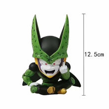 Load image into Gallery viewer, 12cm Dragon Ball Anime Cute Cell Sitting Erect Middle Finger Action Figure Pvc Model Doll Collection Statue Ornament Toys Gift
