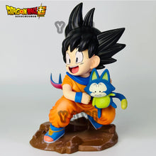 Load image into Gallery viewer, New 10cm Dragon Ball Z Anime Figure Goku Figure Goku Embrace Pura PVC Anime Collectible Model Toys Gifts
