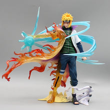 Load image into Gallery viewer, 26cm Naruto Namikaze Minato Anime Figures Gk Figurine with LED Pvc Statue Rasengan Decoration Collectible Model Kids Toys Gift
