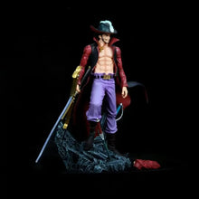 Load image into Gallery viewer, 28CM ONE PIECE Figures Eagle eye Dracule Mihawk Anime Figure Top War Pvc Model Statue Doll Collection Ornaments Toys Gift
