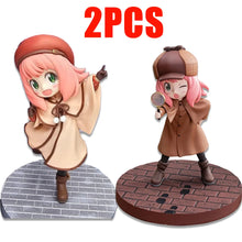 Load image into Gallery viewer, New 2pcs Anime Spy X Family CODE:White 14cm Toy PVC Anya Winter Clothing Detective Image Desktop Decorations Cute Gifts for Kids
