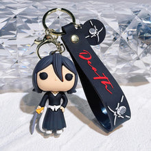 Load image into Gallery viewer, Anime BLEACH Figure Doll Toy Kurosaki Ichigo Model Keychain Backpack Ornament Keyrings Car Pendant Key Holder Kids Xmas Gifts

