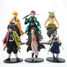 Load image into Gallery viewer, Anime Demon Slayer Figure Kamado Tanjirou Nezuko Action Figures Model Toys Zenitsu Figurine Inosuke Kimetsu No Yaiba Figura
