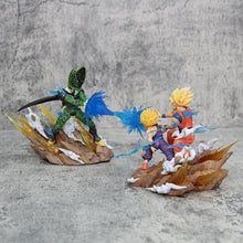 Load image into Gallery viewer, Dragon Ball Z Anime Figure Son Goku Kamehameha Figures Cell Kakarotto Super Saiyan Decoration Model Statue Doll Toy Gifts
