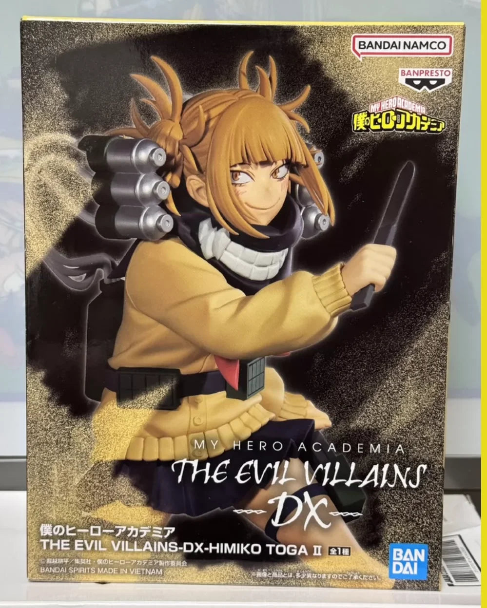 In Stock Original BANPRESTO THE EVIL VILLAINS My Hero Academia Himiko Toga Figure Anime Model Genuine Boxed Toy