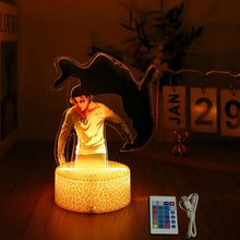 Load image into Gallery viewer, Anime Figures Attack on Titan 3D Lamp LED Night Light RGB16 Colors Lamps Remote Standing Sign Decor Bedroom Home Kids Toys Gifts
