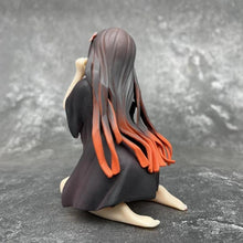 Load image into Gallery viewer, 12CM Demon Slayer Kamado Nezuko Kneeling Kimono Dress Up Model Toy PVC Doll Toy Gift Collection Collection Static Doll
