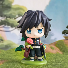 Load image into Gallery viewer, POP MART Demon Slayer Birth Flower Series Anime Action Figure Guess Bag Ornament Figurines Home Decor Desktop Dolls Model Gift

