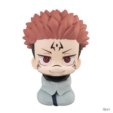 Load image into Gallery viewer, 10cm Jujutsu Kaisen Anime Figure Look Up Q Version Satoru Gojo/Geto Suguru Action Figure Fushiguro Toji/Okkotsu Yuta Figurine
