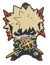Load image into Gallery viewer, My Hero Academia Anime Bakugou Katsuki Midoriya Izuku Dabi Hawks Rubber Keychain Ornament Toys Collection Gift
