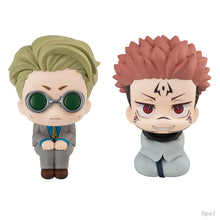 Load image into Gallery viewer, 10cm Jujutsu Kaisen Anime Figure Look Up Q Version Satoru Gojo/Geto Suguru Action Figure Fushiguro Toji/Okkotsu Yuta Figurine
