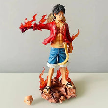 Load image into Gallery viewer, 27cm One Piece Standing Posture Luffy Double Head Eagle Meteor Hat Group Gift PVC Statue Collectible Model Decoration Toys Gift
