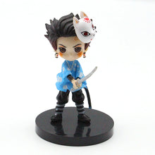 Load image into Gallery viewer, Q Posket Figure Wholesale Demon Slayer Mini Figurine 6pcs/12pcs/Sets Kimetsu No Yaiba Small PVC Dolls Desktop Decoration
