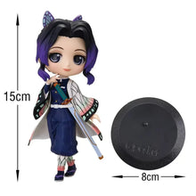 Load image into Gallery viewer, Anime 15cm Demon Slayer Figure Nezuko Tanjirou Zenitsu Inosuke Kyoujurou Giyuu Kawaii Qposket PVC Model Toys children Gift
