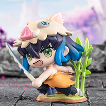 Load image into Gallery viewer, POP MART Demon Slayer Birth Flower Series Anime Action Figure Guess Bag Ornament Figurines Home Decor Desktop Dolls Model Gift
