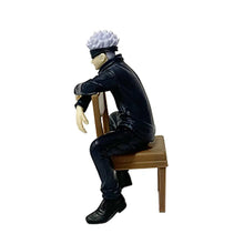 Load image into Gallery viewer, 11CM Gojo Satoru Anime Jujutsu Kaisen Figure Satoru Gojo Rest Time Sitting Position Comes With Stool Gift Toy Action Figure PVC
