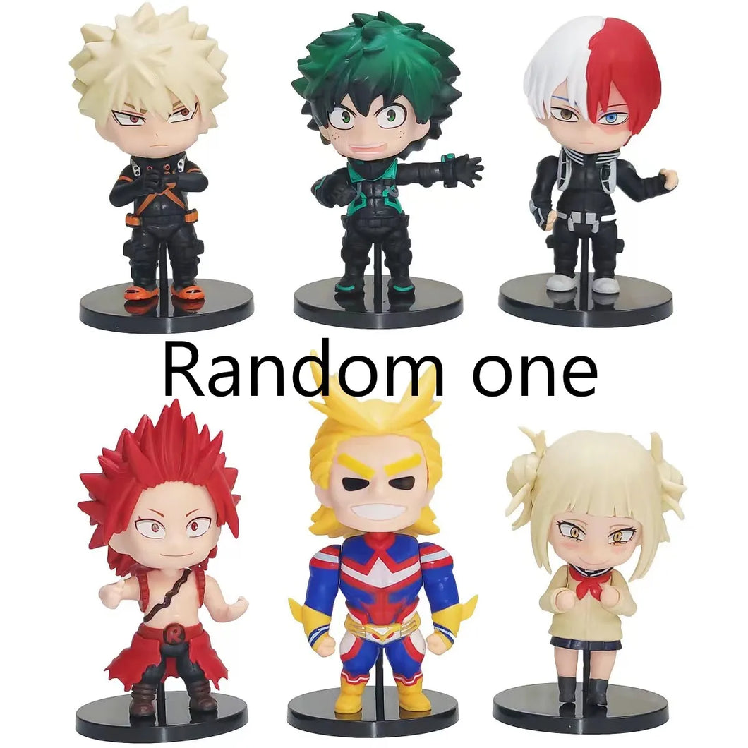 My Hero Academia Anime Figure Cute Deku Figurine Kawaii Midoriya Izuku PVE Model Toys Room Decor Exhibition Collectible for Gift