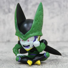 Load image into Gallery viewer, 12cm Dragon Ball Anime Cute Cell Sitting Erect Middle Finger Action Figure Pvc Model Doll Collection Statue Ornament Toys Gift
