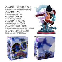 Load image into Gallery viewer, 27cm Anime One Piece Monkey D Luffy Gear 4 Battle PVC Action Figure Model Collection Game Statue Kids Toys Gifts Figurine Doll
