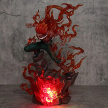 Load image into Gallery viewer, 26cm Naruto Might Guy Figure Ten Years of Shinobi Anime Action Figure With Light Immortal Sitting Pvc Model Collection Toy Gift
