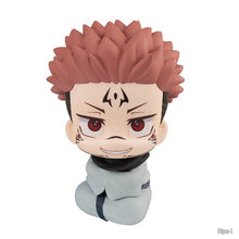 Load image into Gallery viewer, 10cm Jujutsu Kaisen Anime Figure Look Up Q Version Satoru Gojo/Geto Suguru Action Figure Fushiguro Toji/Okkotsu Yuta Figurine
