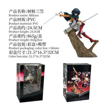 Load image into Gallery viewer, ARTFX J Attack on Titan Anime Figure Mikasa Ackerman Action Figure Levi Ackerman PVC Statue Collectible Figurine Model Doll Toys
