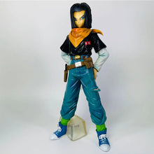 Load image into Gallery viewer, 25CM Dragon Ball Z Android 17 18 Anime Figure Android 18 PVC Action Figures Collection Model Toys for Children Christmas Gifts
