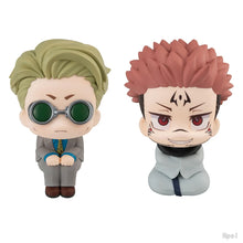 Load image into Gallery viewer, 10cm Jujutsu Kaisen Anime Figure Look Up Q Version Satoru Gojo/Geto Suguru Action Figure Fushiguro Toji/Okkotsu Yuta Figurine
