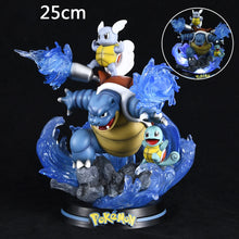 Load image into Gallery viewer, Pokemon Evolution Eevee Anime Figures Charizard Raichu Mewtwo Dragonite Venusaur Gengar Illuminous Figurine PVC Statue Model Toy

