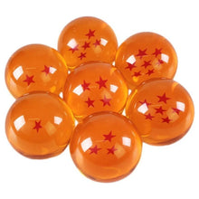 Load image into Gallery viewer, Dragon Ball Z 3.5cm Stars Crystal Ball Anime Orange Crystal Desktop Ornaments Toys Collection for Kids Gift

