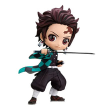 Load image into Gallery viewer, Anime 15cm Demon Slayer Figure Nezuko Tanjirou Zenitsu Inosuke Kyoujurou Giyuu Kawaii Qposket PVC Model Toys children Gift
