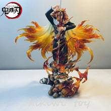 Load image into Gallery viewer, 30cm Demon Slayer Anime Figures Rengoku Kyoujurou Figure Gk Statue Figurine Model Doll Collection Room Decoration Desk Toys Gift
