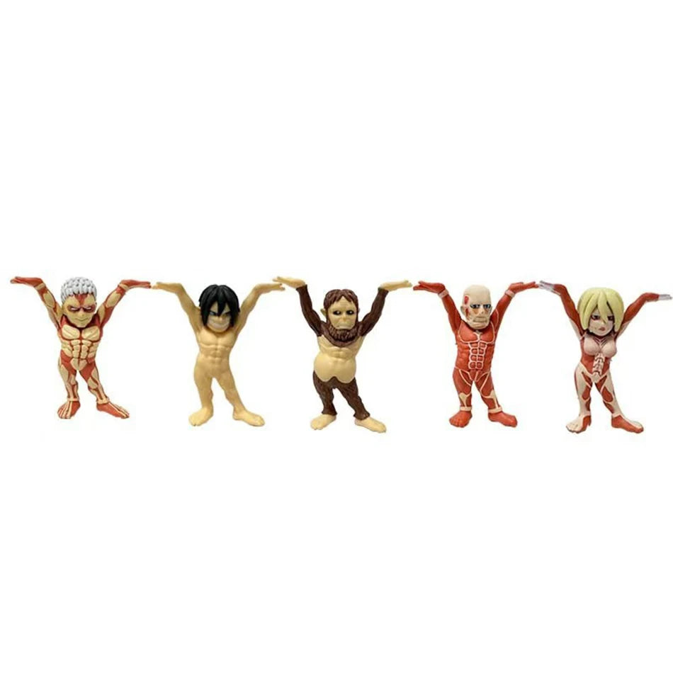 New Attack On Titan Anime Figure The Armored Figures 7cm Titan Eren Jager Action Figurine Model PVC Statue Ornament Toys Gifts