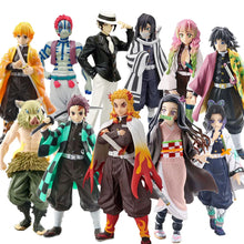 Load image into Gallery viewer, Anime Demon Slayer Kimetsu no Yaiba Figure 15cm Nezuko Tanjirou Mitsuri Shinobu Zenitsu Kyoujurou Action Figural Model Toy Gifts
