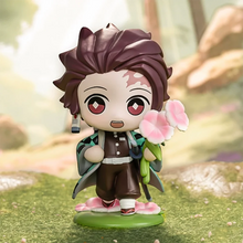 Load image into Gallery viewer, POP MART Demon Slayer Birth Flower Series Anime Action Figure Guess Bag Ornament Figurines Home Decor Desktop Dolls Model Gift
