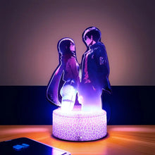Load image into Gallery viewer, Anime Figures Attack on Titan 3D Lamp LED Night Light RGB16 Colors Lamps Remote Standing Sign Decor Bedroom Home Kids Toys Gifts
