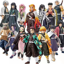 Load image into Gallery viewer, Anime Demon Slayer Figure Kamado Tanjirou Nezuko Action Figures Model Toys Zenitsu Figurine Inosuke Kimetsu No Yaiba Figura
