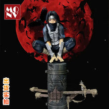Load image into Gallery viewer, 23cm Anime Naruto Anbu Uchiha Itachi Tsukuyomi Sharingan Squatting In·stock Figure Pvc Model Decoration Collection Toy Gift Ship
