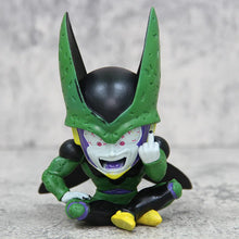 Load image into Gallery viewer, 12cm Dragon Ball Anime Cute Cell Sitting Erect Middle Finger Action Figure Pvc Model Doll Collection Statue Ornament Toys Gift
