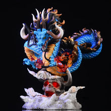 Load image into Gallery viewer, 22cm One Piece Anime Figure GK Kaido Dragon Form Four Emperors With Lamp PVC Action Figure Model Dolls Antistress Toy For Gift
