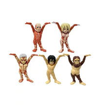 Load image into Gallery viewer, New Attack On Titan Anime Figure The Armored Figures 7cm Titan Eren Jager Action Figurine Model PVC Statue Ornament Toys Gifts
