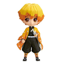 Load image into Gallery viewer, Anime 15cm Demon Slayer Figure Nezuko Tanjirou Zenitsu Inosuke Kyoujurou Giyuu Kawaii Qposket PVC Model Toys children Gift
