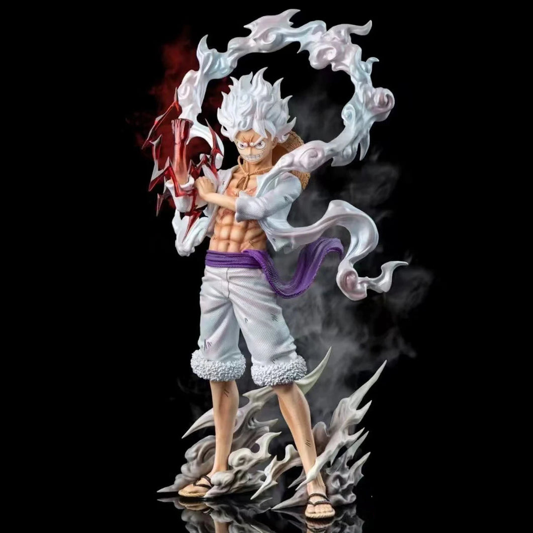 25cm Anime Figure 5 Gear Luffy One Piece Figure Nika Luffy Figure PVC Statue Collectible Model Toys Gifts