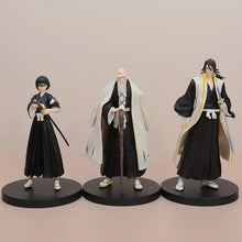 Load image into Gallery viewer, BLEACH Kuchiki Rukia Byakuya Yamamoto Genryuusai Shigekuni PVC Action Figure Anime Figure Model Toys Collection Kids Doll Gift
