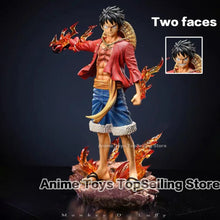 Load image into Gallery viewer, 27cm Anime One Piece Figure Luffy Figure Two Faces PVC Statue Collectible Model Toys Gifts
