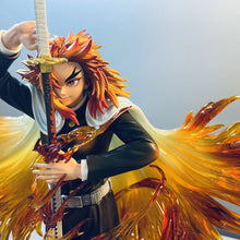 Load image into Gallery viewer, 30cm Demon Slayer Anime Figures Rengoku Kyoujurou Figure Gk Statue Figurine Model Doll Collection Room Decoration Desk Toys Gift

