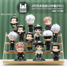 Load image into Gallery viewer, 12Pcs/set Jujutsu Kaisen Figure Toys Gojo Satoru PVC Model Ornaments Kids Gift
