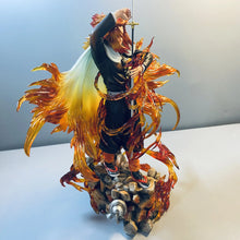 Load image into Gallery viewer, 30cm Demon Slayer Anime Figures Rengoku Kyoujurou Figure Gk Statue Figurine Model Doll Collection Room Decoration Desk Toys Gift
