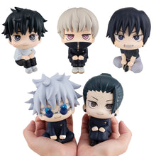 Load image into Gallery viewer, 10cm Jujutsu Kaisen Anime Figure Look Up Q Version Satoru Gojo/Geto Suguru Action Figure Fushiguro Toji/Okkotsu Yuta Figurine
